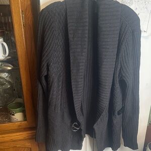 Ralph Lauren Dark Brown Cable Knit Sweater